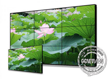 49 pared estrecha video del vídeo del bisel de la pared 450cd/m2 8m m de la señalización de Digitaces de la pulgada