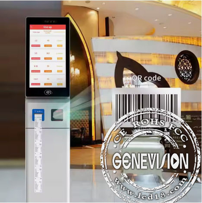 Terminal de pantalla táctil de escritorio de 32 pulgadas Autoservicio Pedido de pago Máquina de quiosco para restaurante