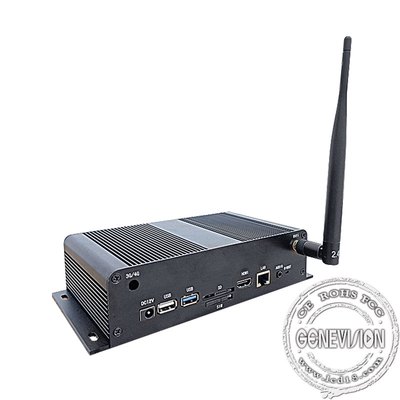 Android Smart TV Box con WiFi/3G/4G. 4K Streaming Media Player y pantalla de publicidad
