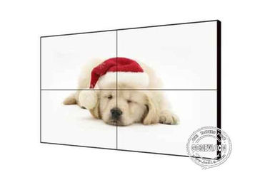 Función video del empalme del Lcd TV Multiscreen de la pared de la señalización profesional montada en la pared de Digitaces