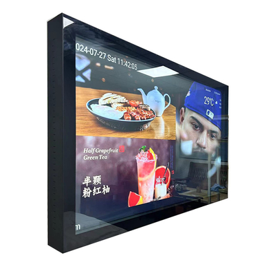 Cine de 55 pulgadas de aluminio super delgado Disposición de calor de pantalla LCD de publicidad al aire libre en 2000nits Brillo