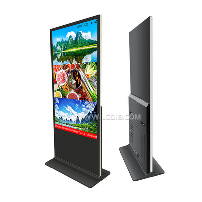 55 pulgadas de pantalla táctil 4K Quiosco Educativo Interactivo Interior Totem Para el Campus