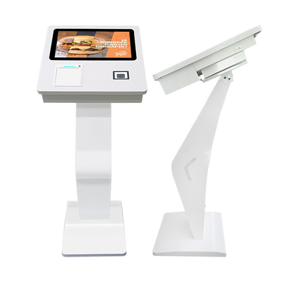 Quiosco de la pantalla táctil del servicio del uno mismo del paisaje del escáner de WiFi de 15,6 pulgadas con la impresora Free Standing