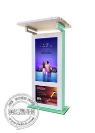 Promoción piso de 55 pulgadas que coloca la exhibición al aire libre de Android WIFI de la pantalla táctil de la señalización de Digitaces