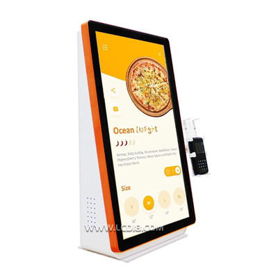 21.5 pulgadas Android POS Quiosco de pago de autoservicio para restaurantes