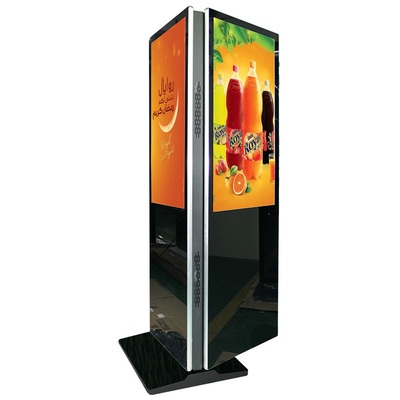 Kiosco de pantalla táctil de doble cara de Android de 43 pulgadas con pantalla Wifi con 350 nits de brillo