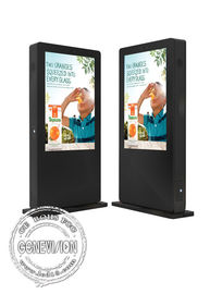 Señalización al aire libre de Digitaces de la prenda impermeable de la exhibición de la publicidad al aire libre el panel de cristal de 46 pulgadas con el sistema de Android