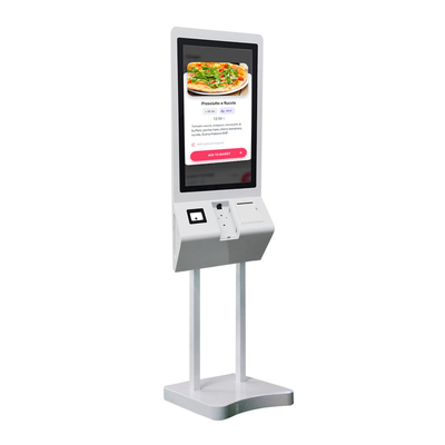 27 pulgadas Restaurante de autoservicio Quiosco con pantalla táctil con sistema Android 7.1