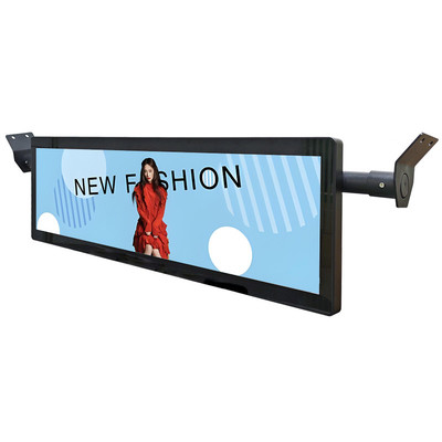 Display extendido de 29 pulgadas de techo montado en Android Bus Digital Signage Bar con Wifi 4G