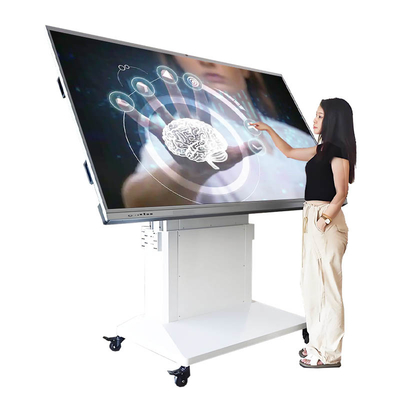 Tabla blanca de elevación electrónica 65-101 pulgadas de toque 4K Referencia de enseñanza Reunión Smart Touch Tabla blanca digital