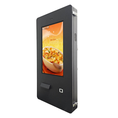 Quiosco de pedidos automáticos de pared de 24 pulgadas para restaurantes y comida rápida