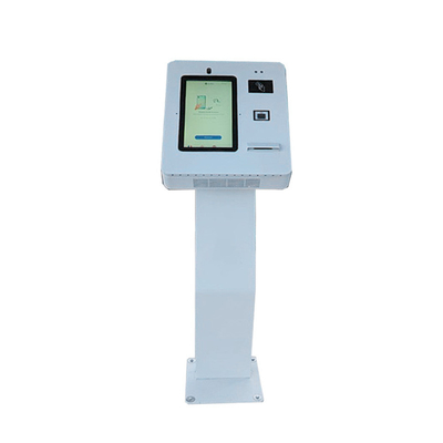 15.6 pulgadas vertical de etiqueta de pie al aire libre de impresión de kiosco de autoservicio