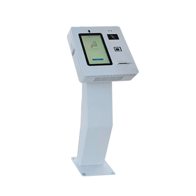 15Quiosco de pago sin efectivo de.6 pulgadas con impresora de pegatinas incorporada cámara micrófono NFC y escáner de código QR a prueba de agua