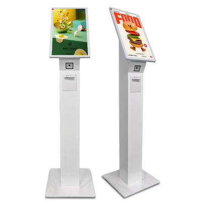 15.6 21.5 23.8 pulgadas Stand vertical Blanco sirve más inteligente quiosco de autoservicio