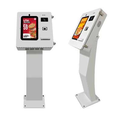 Quiosco de autoservicio para pedidos en restaurantes al aire libre Quiosco de autoservicio con pantalla táctil PCAP Sistema de punto de venta de autoservicio de 15,6 pulgadas