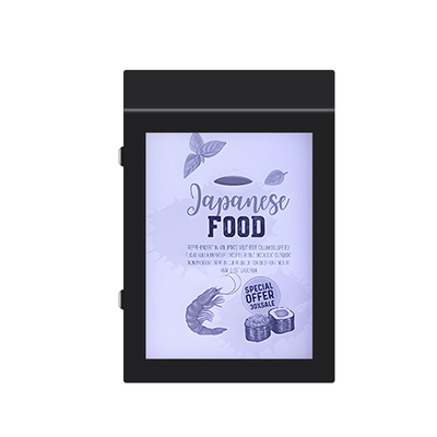 E Ink 13,3 pulgadas de pantalla de montaje en pared exterior Sistema Android WIFI LCD Jugador de señalización digital Quiosco de publicidad para el museo de la estación