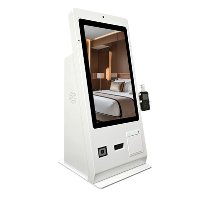 Kiosco de autoservicio dispensador de llaves de 24 pulgadas con dispensación y recogida de tarjetas de 13,56 MHz