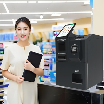 Sistema de pago en efectivo inteligentizado en oferta, caja registradora automática operada por monedas para supermercados y lavanderías automáticas