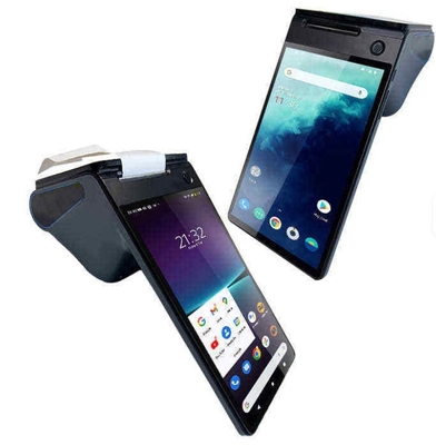 Pantalla Android Impresora de 58 mm Nfc Registro de caja 8 pulgadas 3GB + 16gb / 32gb Sistemas de mensajería portátiles Epos Terminal de máquina
