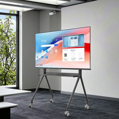 Pantalla de conferencia de gran formato comercial para reuniones, señalización LCD, sistema Android, monitor UHD 4K