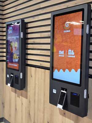 24 32 Pulgadas Quiosco de Pago Interactivo Táctil Automático Máquina de Auto-Pedido