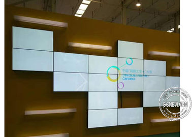 Monitor LCD Frameless de la pared video de la señalización de Digitaces de la forma irregular 55