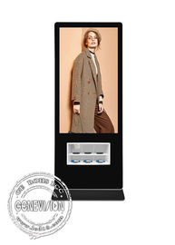 Venta al por mayor Popular modelo delgado de pantalla de 43 pulgadas publicidad Quiosco Digital Signage wifi estación de carga de teléfono móvil