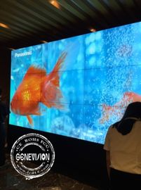 Pantalla video 0.44m m inconsútiles del Lcd de la señalización de Digitaces de la pared del bisel ultra estrecho 55 pulgadas de interior