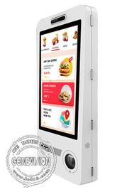 Señalización de WIFI Android Digital del restaurante máquina que ordena de la comida aumentable de la pared de 32 pulgadas