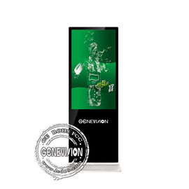 Piso que coloca al jugador fino estupendo de la publicidad de Android Lcd del quiosco de la pantalla táctil de 43 pulgadas