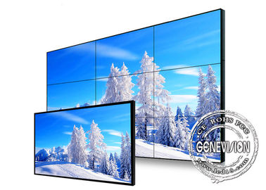 Pulgada video Samsung de la pared 65 del bisel de la señalización flexible estrecha de Digitaces con mantenimiento delantero
