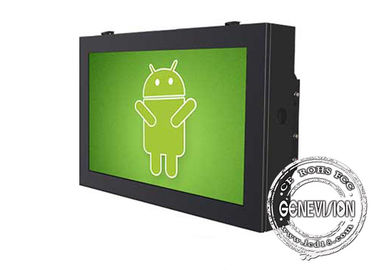 Jugador de montaje en el techo de la publicidad de Android Digital de la tienda de la señalización al aire libre de Windows con las fans
