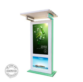 Monitor al aire libre de los liendres del brillo 2000 de la pantalla de la publicidad del LCD de la señalización de Digitaces del tótem