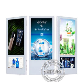 Pantalla de visualización interior HD montado en la pared 18,5 de la publicidad del elevador del LCD pantalla dual de 10 pulgadas