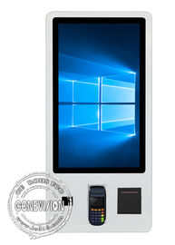 Quiosco capacitivo del servicio del uno mismo de la pantalla táctil tarjeta de crédito de 32 pulgadas Bill Payment Machine con el lector de tarjetas de NFC del QR Code