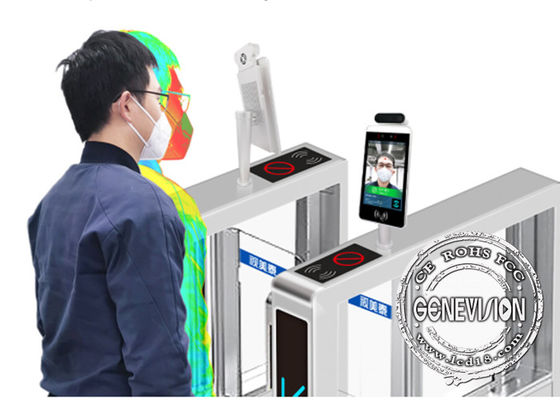 Paso elegante LCD Sreen del escáner del certificado de la UE Digital Covid del control de acceso de la entrada con Android