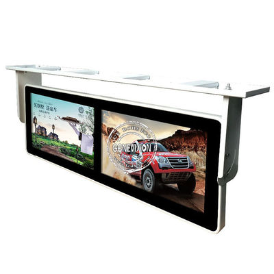 24 autobuses duales del LCD de la pantalla de la pulgada que hacen publicidad de la exhibición con el OS de Android 7,1