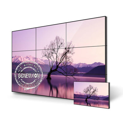 46 49 55 pared video ultra estrecha del bisel 3x3 LCD de la pulgada