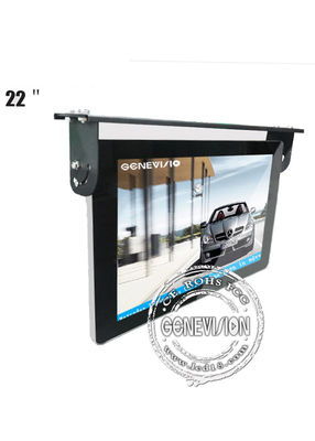 Exhibición de montaje en el techo del LCD Digital Sigange del autobús de Android 7,1 Wifi para la publicidad movible