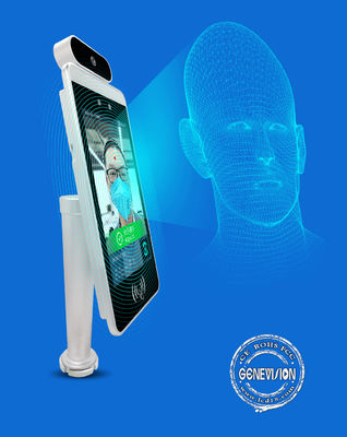 ROHS escáner infrarrojo de la temperatura de Touchless del reconocimiento de cara de 8 pulgadas