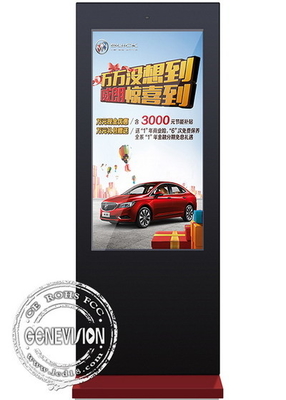 WIFI Digital Lcd que hace publicidad de la exhibición, vertical del soporte del piso del anuncio de la señalización del Lcd
