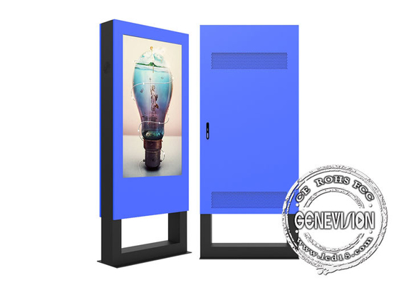 55 65 señalización del LCD Digitaces de la prenda impermeable de 75inch 4K IP65