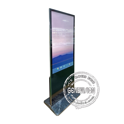 el soporte Wifi 1, Adopt del piso de 55Inch RK 3399 Android 10,0 endureció la cáscara del metal, antiestático, previniendo el interfer fuerte magnético