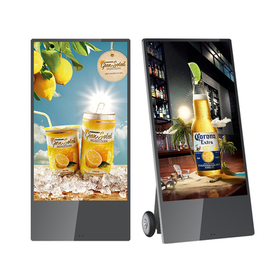 Señalización capacitiva con pilas al aire libre del LCD Digital del tacto 43200mAh con el sistema de Android