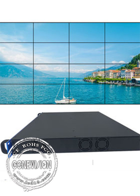 Shell de aluminio HIZO el bisel video de la pared 55inch 500cd/M2 3.5m m del LCD