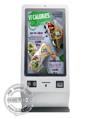 El CE de escritorio del servicio del uno mismo del quiosco de la pantalla táctil del restaurante certificó