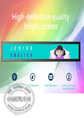 36,6 la barra estirada ultra ancha Lcd exhibe Android flaco largo Wifi 700 liendres